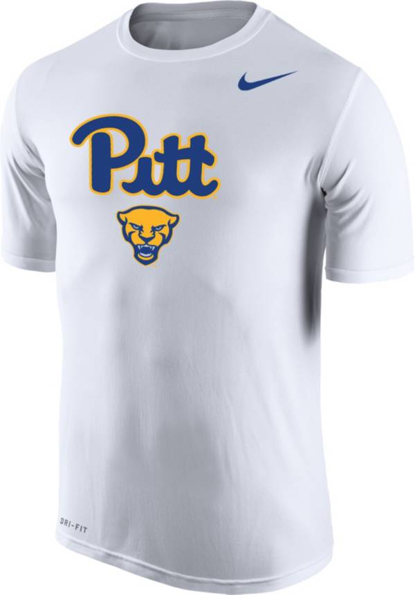 Nike Men's Pitt Panthers Dri-FIT Legend 2.0 White T-Shirt