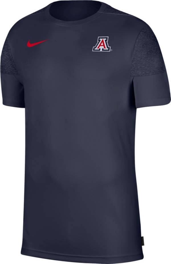 Nike Men's Arizona Wildcats Navy Top Coach UV T-Shirt
