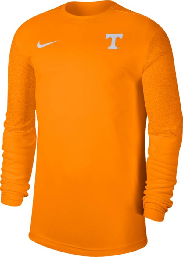 Nike Men's Tennessee Volunteers Tennessee Orange Top Coach UV Football Long Sleeve T-Shirt