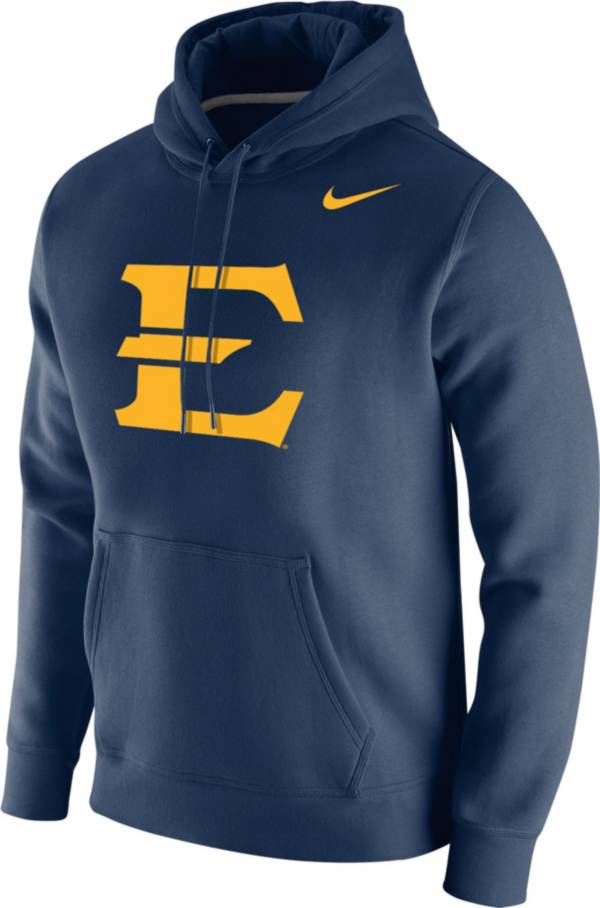 Nike Men's East Tennessee State Buccaneers Navy Club Fleece Pullover Hoodie