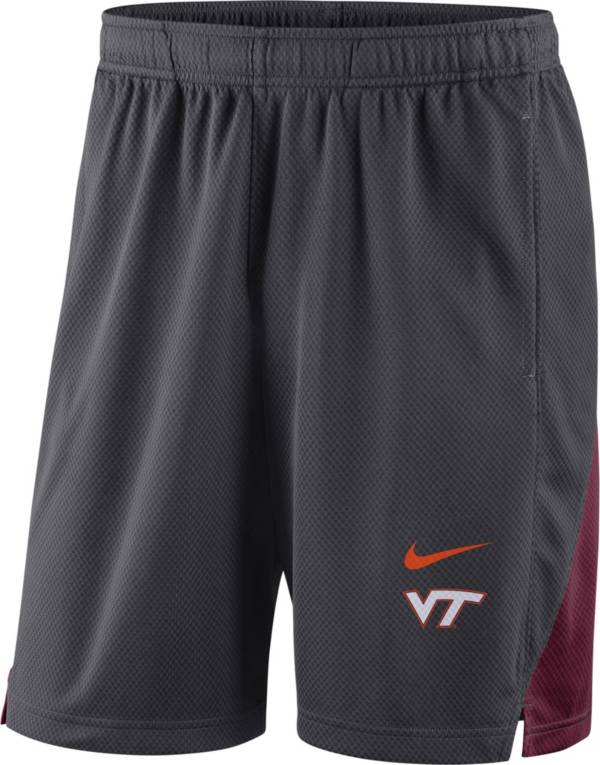 Nike Men's Virginia Tech Hokies Grey Franchise Shorts