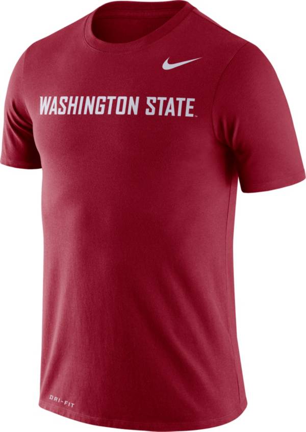 Nike Men's Washington State Cougars Crimson Dri-FIT Legend Word T-Shirt