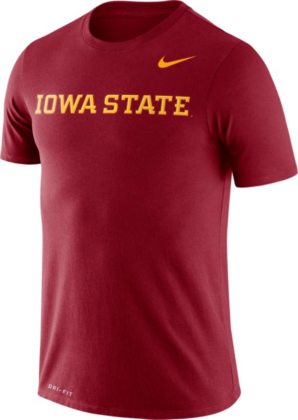 Nike Men's Iowa State Cyclones Cardinal Dri-FIT Legend Word T-Shirt