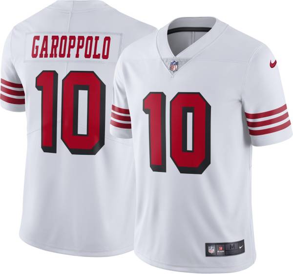 Nike Men's San Francisco 49ers Jimmy Garoppolo #10 White Limited Jersey