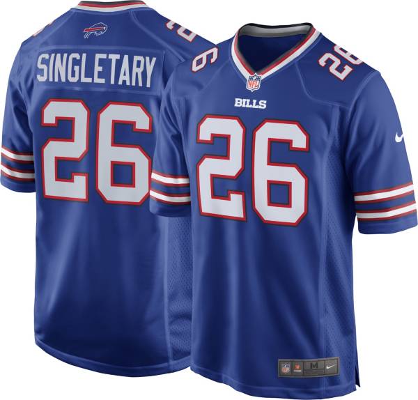 Nike Men's Buffalo Bills Devin Singletary #26 Royal Game Jersey