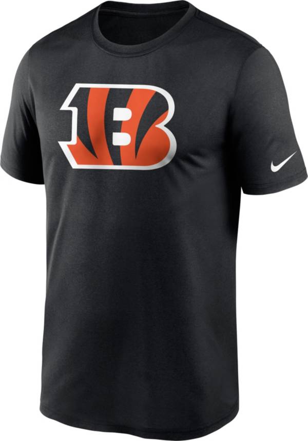 Nike Men's Cincinnati Bengals Legend Logo Black T-Shirt
