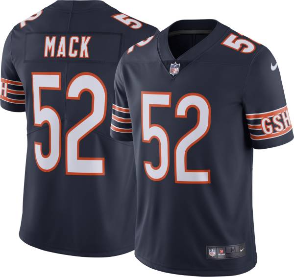 Nike Men's Chicago Bears Khalil Mack #52 Navy Limited Jersey