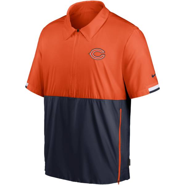 Nike Men's Chicago Bears Coaches Sideline Half-Zip Jacket