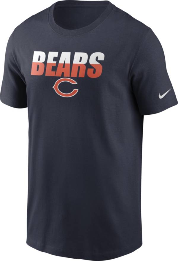 Nike Men's Chicago Bears Split Name T-Shirt