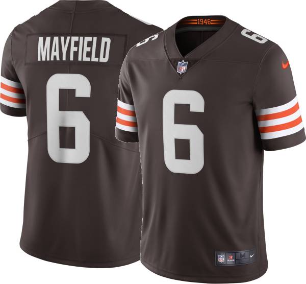 Nike Men's Cleveland Browns Baker Mayfield #6 Brown Limited Jersey