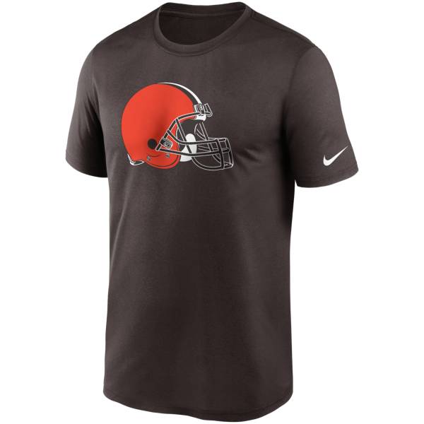 Nike Men's Cleveland Browns Legend Logo Brown T-Shirt