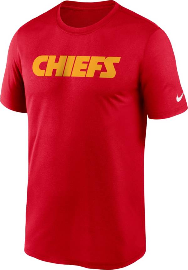 Nike Men's Kansas City Chiefs Sideline Dri-Fit Cotton T-Shirt