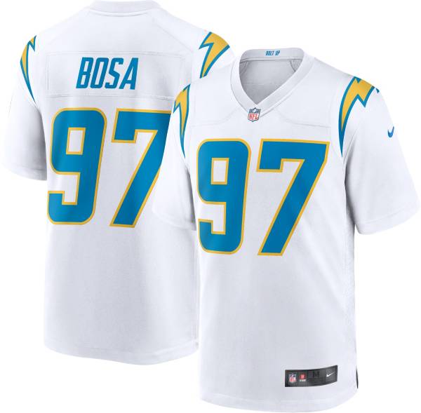 Nike Men's Los Angeles Chargers Joey Bosa #97 White Game Jersey