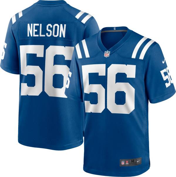 Nike Men's Indianapolis Colts Quenton Nelson #56 Blue Game Jersey product image