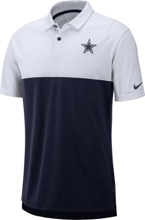 Nike Men's Dallas Cowboys Sideline Early Season Navy Polo