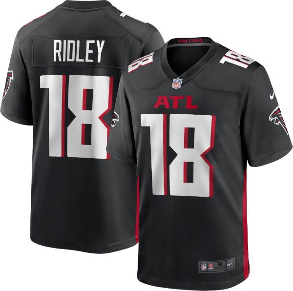 Nike Men's Atlanta Falcons Calvin Ridley #18 Black Game Jersey