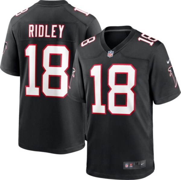 Nike Men's Atlanta Falcons Calvin Ridley #18 Black Game Jersey