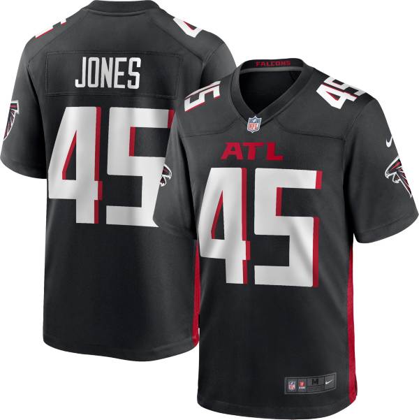لي مكيف صحراوي Nike Men's Atlanta Falcons Deion Jones #45 Black Game Jersey لي مكيف صحراوي