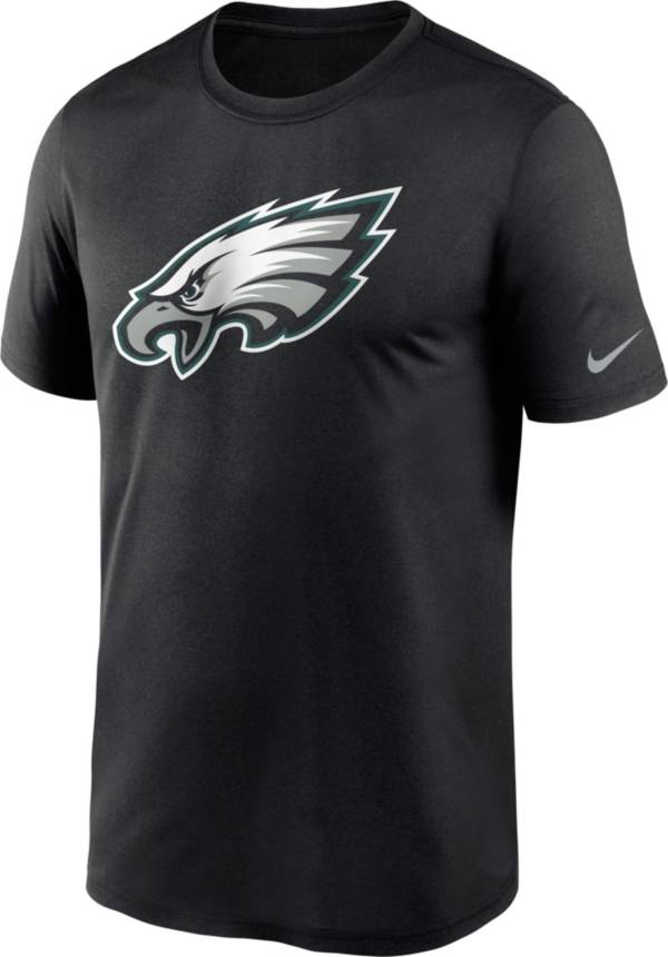 Nike Men's Philadelphia Eagles Legend Logo Black T-Shirt
