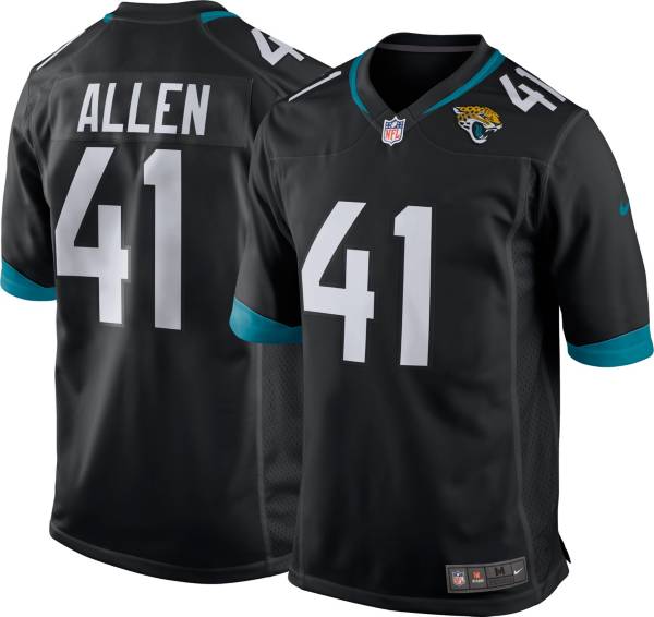 Nike Men's Jacksonville Jaguars Josh Allen #41 Black Game Jersey