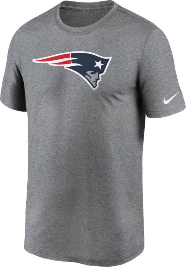 Nike Men's New England Patriots Legend Logo Grey T-Shirt product image