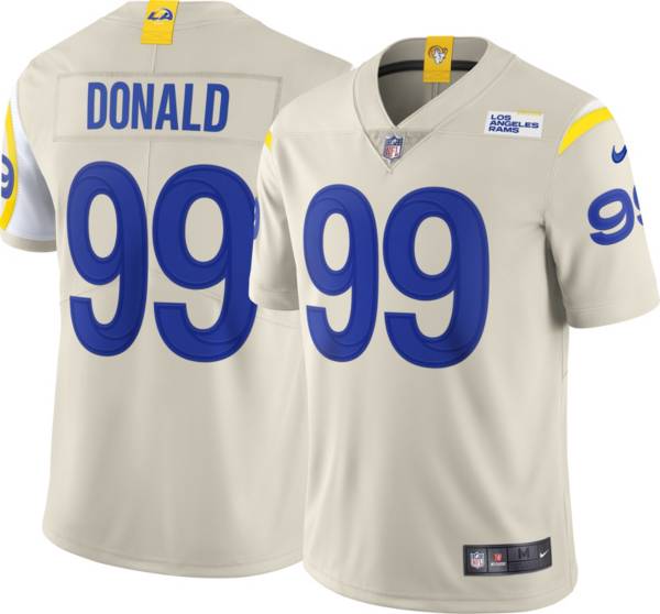 Nike Men's Los Angeles Rams Aaron Donald #99 White Limited Jersey