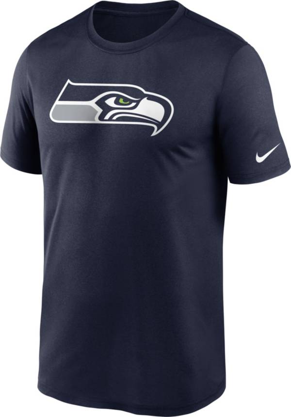 Nike Men's Seattle Seahawks Legend Logo Navy T-Shirt