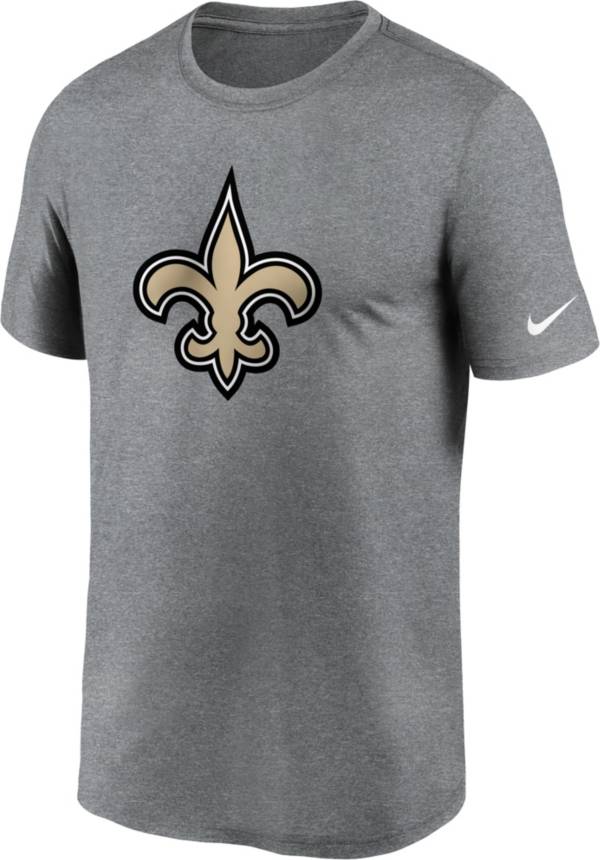 Nike Men's New Orleans Saints Legend Logo Grey T-Shirt