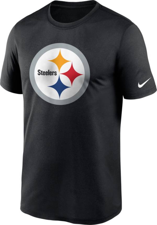 Nike Men's Pittsburgh Steelers Legend Logo Black T-Shirt