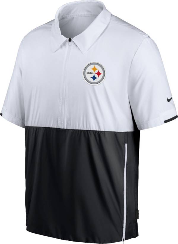 Nike Men's Pittsburgh Steelers Coaches Sideline Half-Zip Jacket