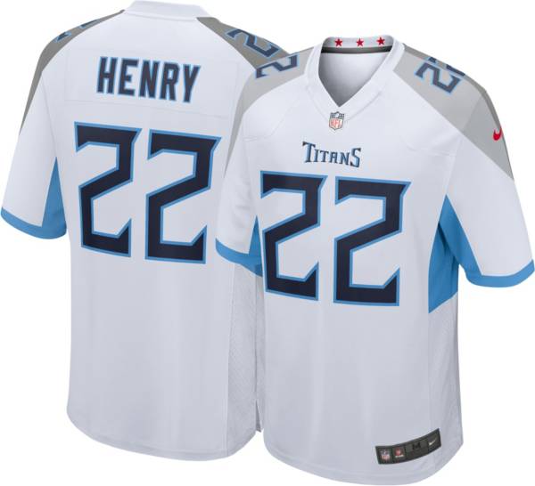 Nike Men's Tennessee Titans Derrick Henry #22 White Game Jersey