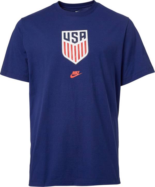Nike Men's USA Soccer Crest Blue T-Shirt