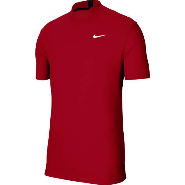 Nike Men's Tiger Woods Dri-FIT Mock-Neck Golf Polo