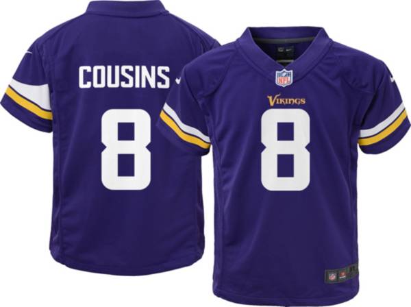 Nike Toddler Minnesota Vikings Kirk Cousins #8 Purple Game Jersey