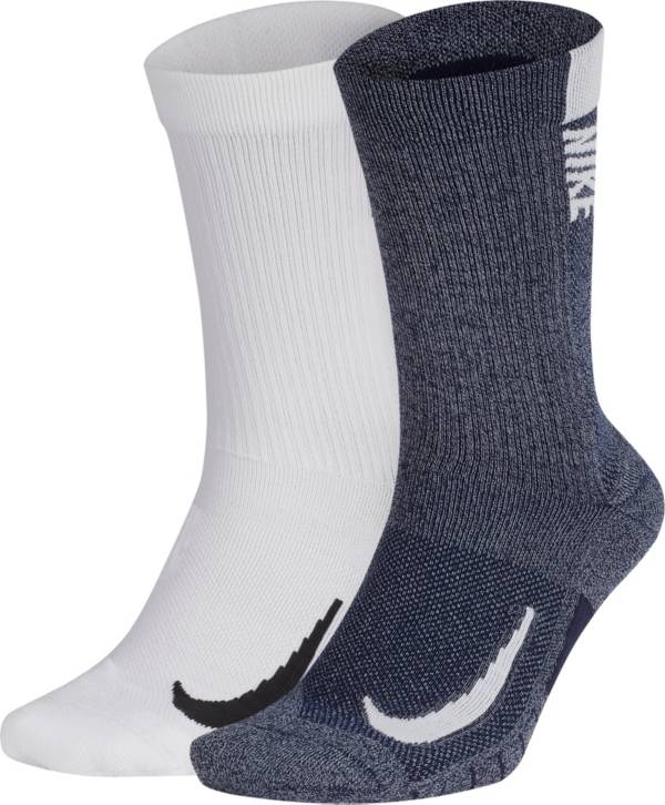 Nike Multiplier Crew Socks - 2 Pack