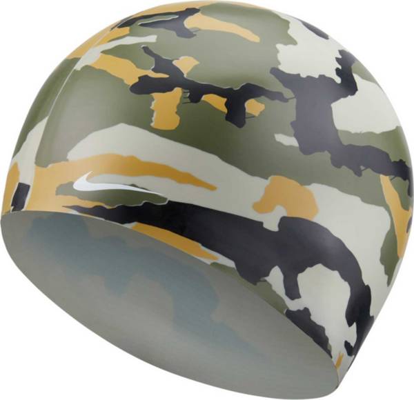Nike Camo Silicone Swim Cap