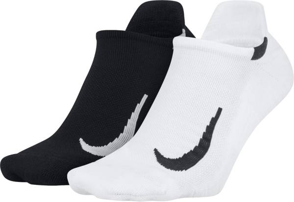 Nike Multiplier Running No-Show Socks 2-Pack