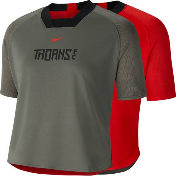 Nike Women's Portland Thorns FC Soccer Reversible Crop Top