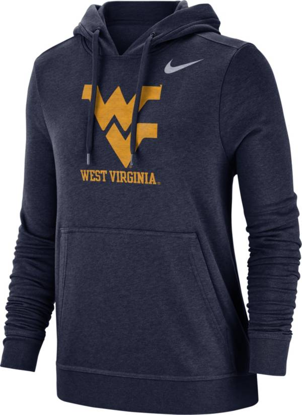 Nike Women's West Virginia Mountaineers Blue Club Fleece Pullover Hoodie