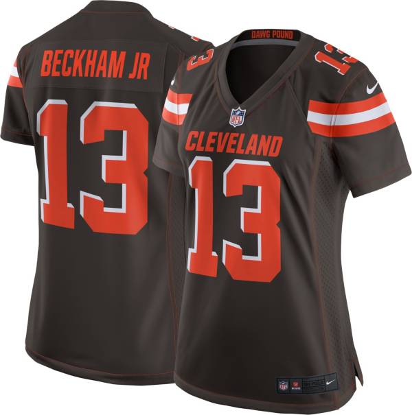 Nike Women's Cleveland Browns Odell Beckham Jr. #13 Brown Game Jersey