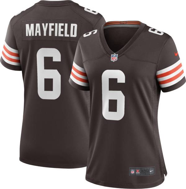 Nike Women's Cleveland Browns Baker Mayfield #6 Brown Game Jersey