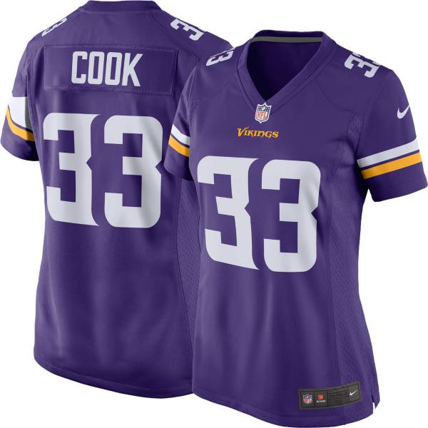 Nike Women's Minnesota Vikings Dalvin Cook #33 Purple Game Jersey