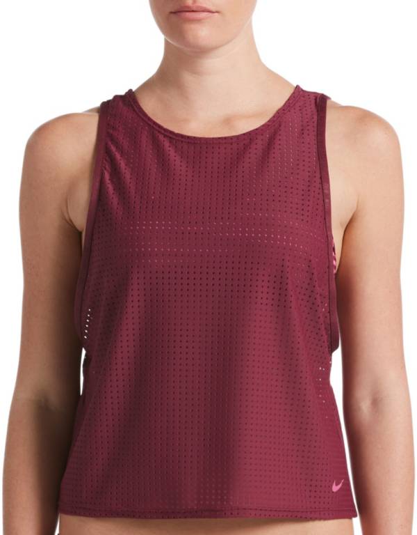 Nike Women's Convertible Layered Tankini Top