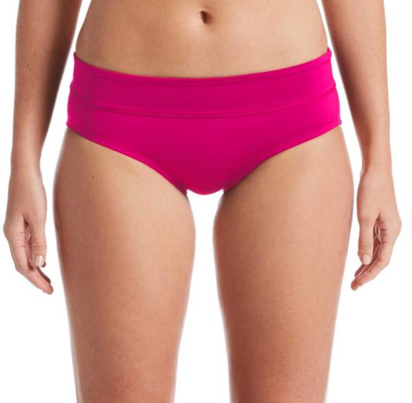 Nike Women's Solid Full Brief Swimsuit Bottoms