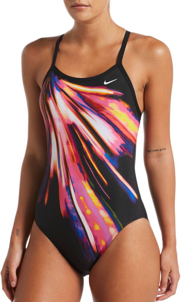 Nike Women's Space Highway Racerback One Piece Swimsuit