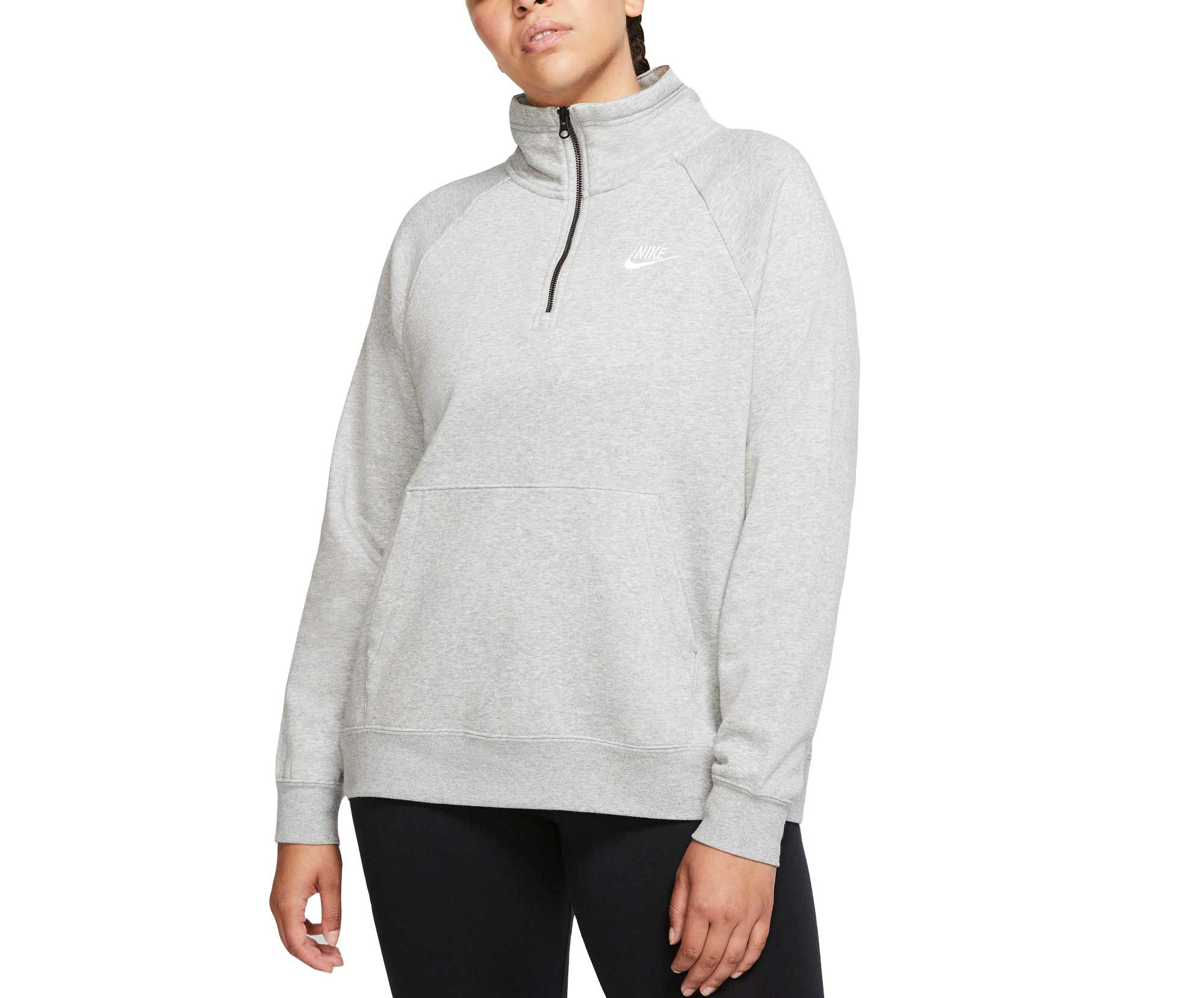 nike quarter zip pullover women's