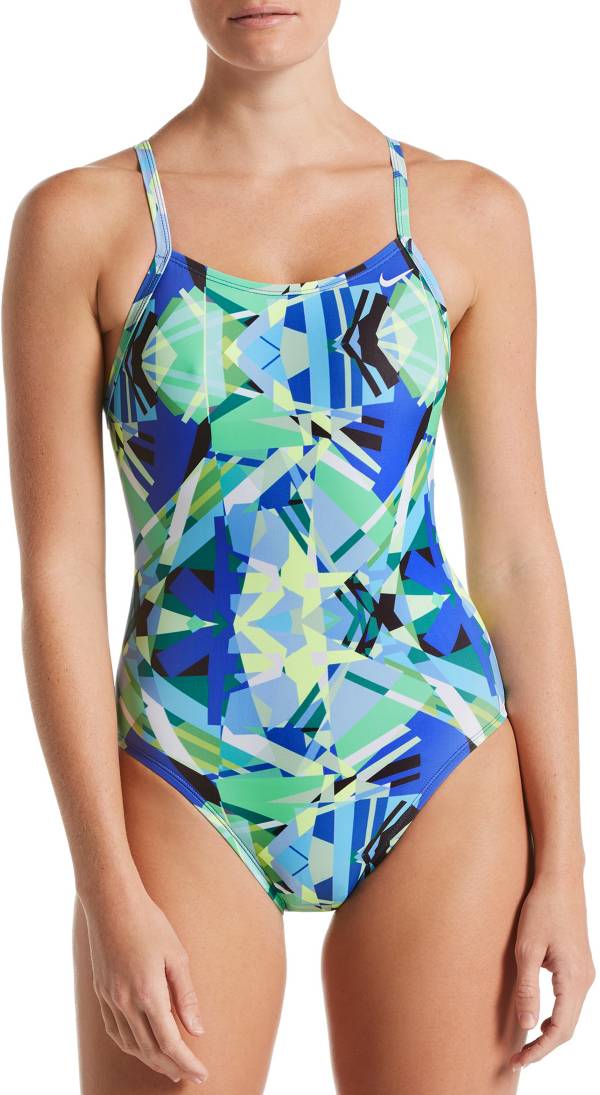 Nike Women's Prisma Punch Racerback One Piece Swimsuit