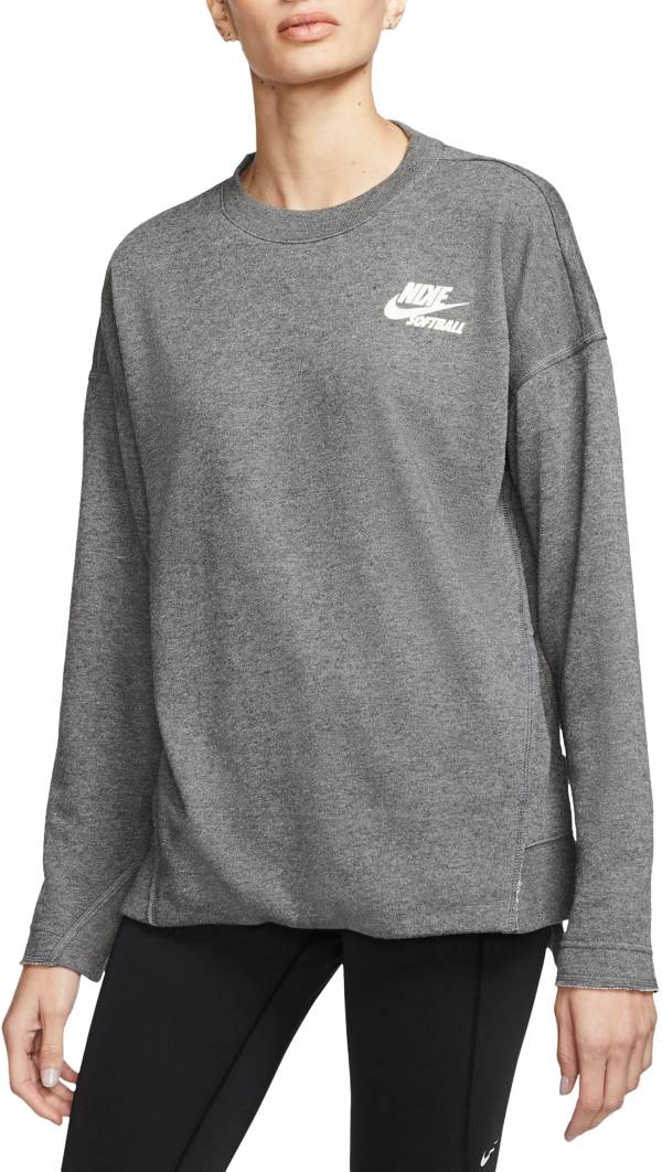 Nike Women's Long-Sleeve Softball Crew Shirt