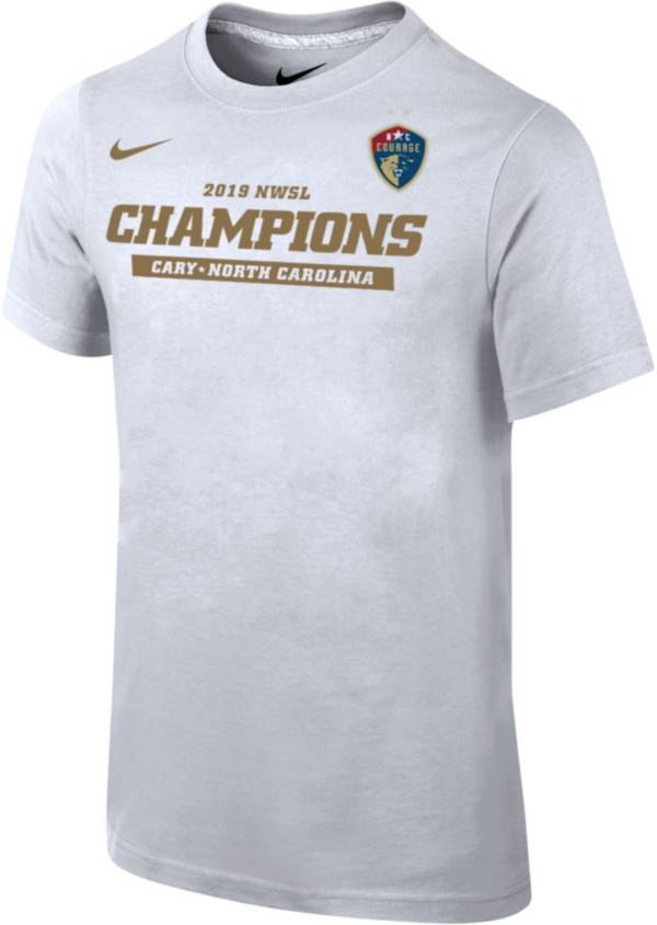 Nike Youth 2019 NWSL Champions North Carolina Courage T-Shirt product image