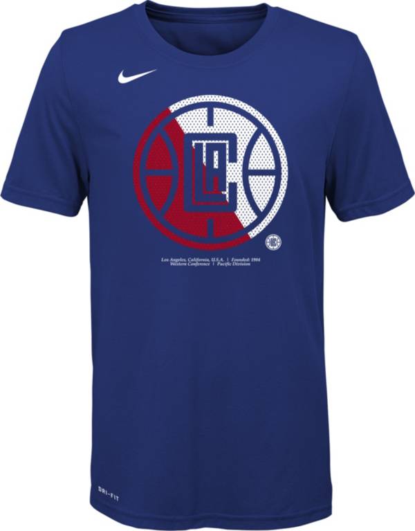 Nike Youth Los Angeles Clippers Dri-FIT Split Logo T-Shirt product image
